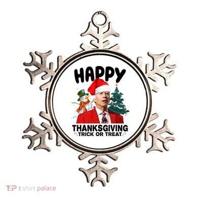 Happy Thanksgiving Trick Or Treat Funny Joe Biden Ornament