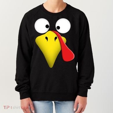 Happy Thanksgiving Turkey Outfit Funny Gift Women's Sweatshirt