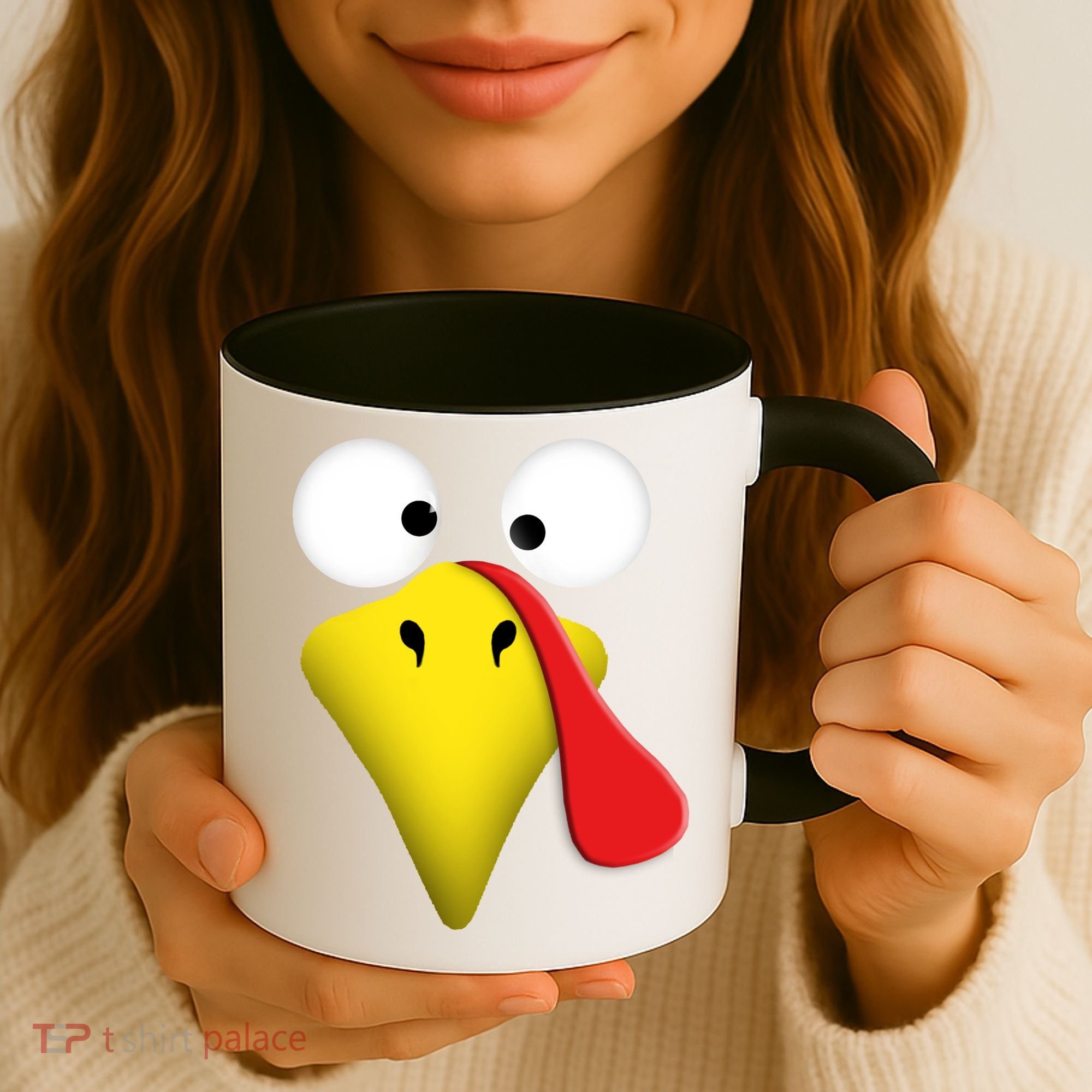 Happy Thanksgiving Turkey Outfit Funny Gift Coffee Mug