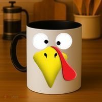 Happy Thanksgiving Turkey Outfit Funny Gift Coffee Mug thumb 4