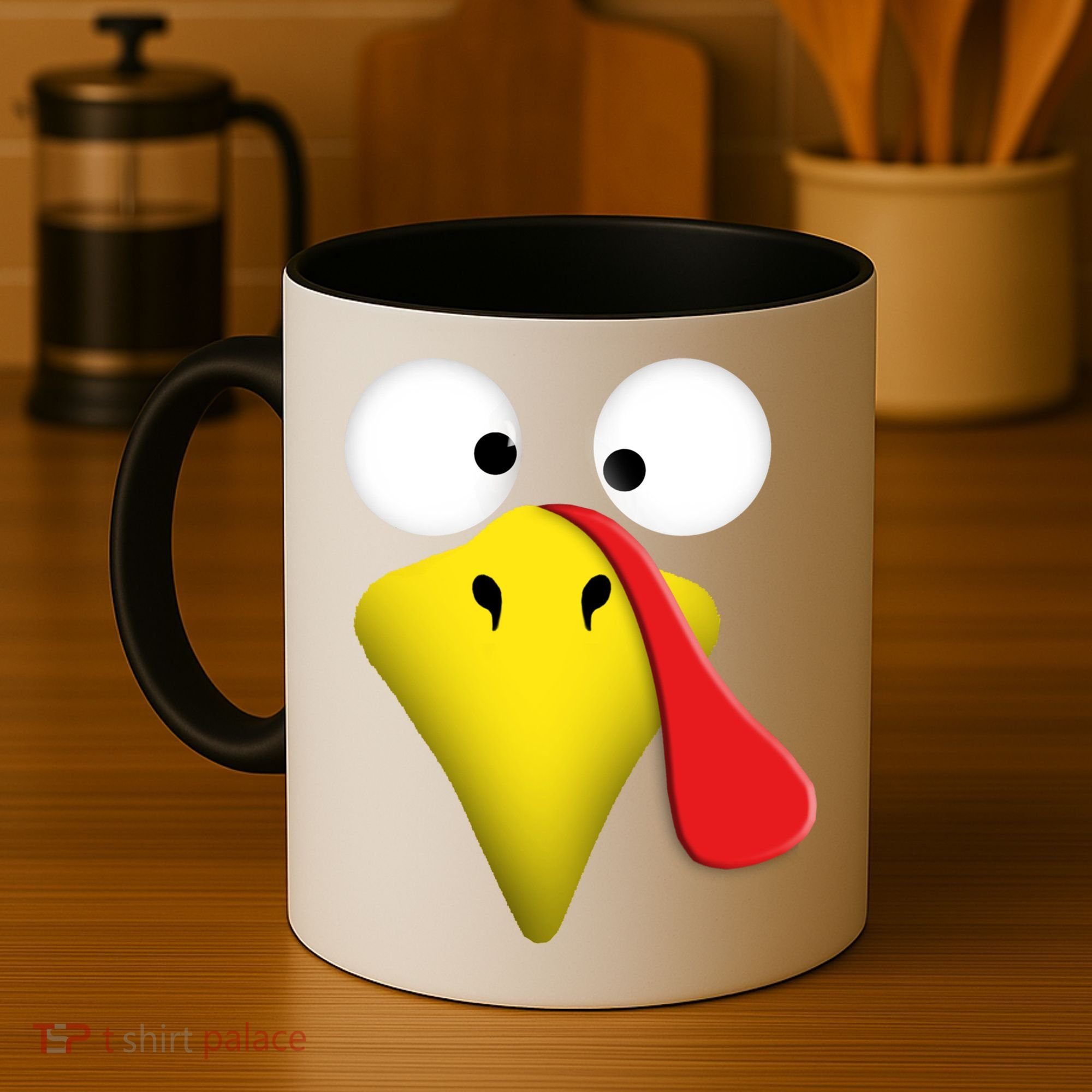 Happy Thanksgiving Turkey Outfit Funny Gift Coffee Mug
