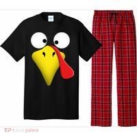 Happy Thanksgiving Turkey Outfit Funny Gift Pajama Set thumb 0