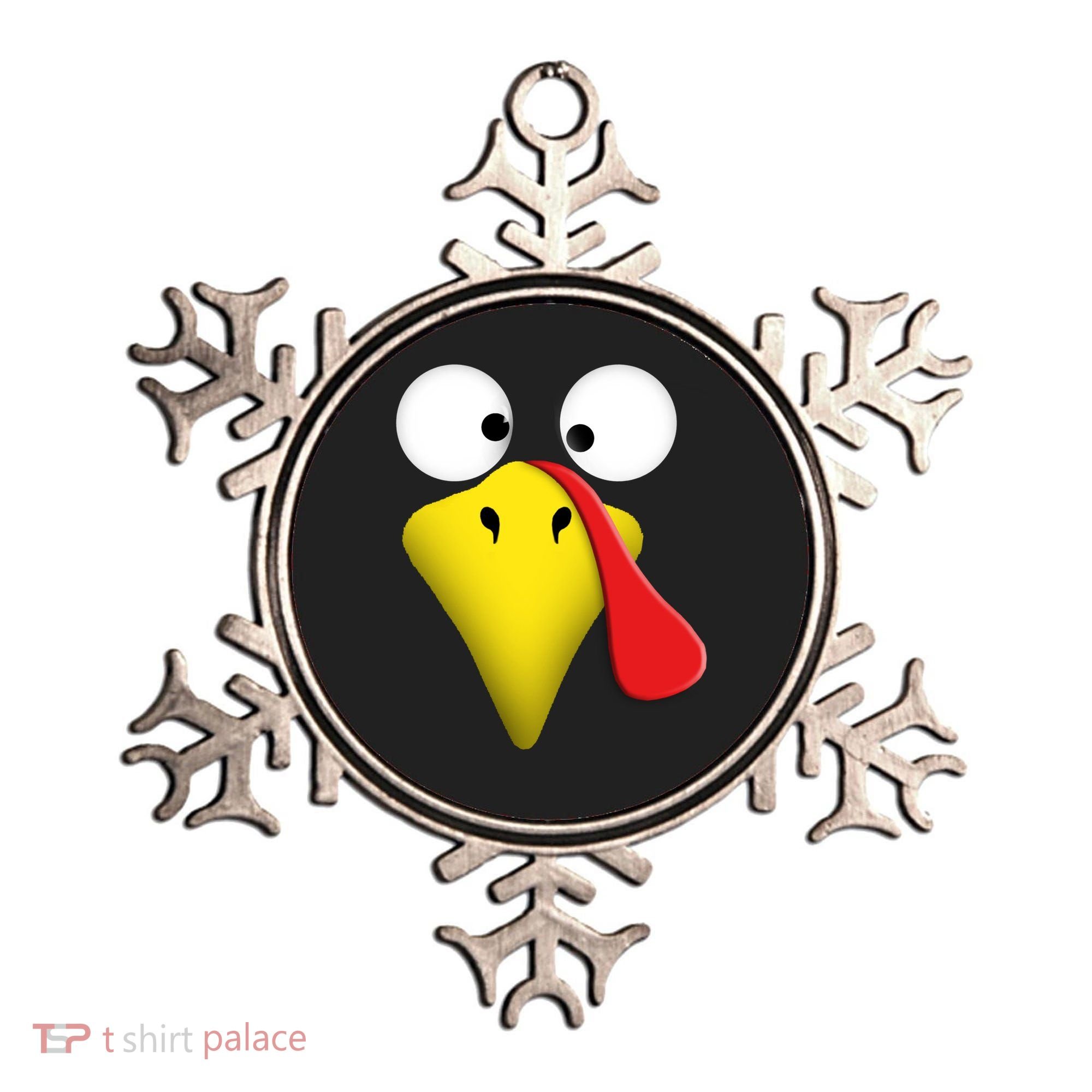 Happy Thanksgiving Turkey Outfit Funny Gift Ornament