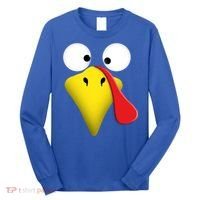 Happy Thanksgiving Turkey Outfit Funny Gift Long Sleeve Shirt thumb 0