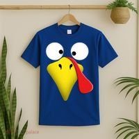 Happy Thanksgiving Turkey Outfit Funny Gift T-Shirt thumb 2