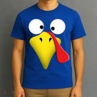 Happy Thanksgiving Turkey Outfit Funny Gift T-Shirt thumb 3