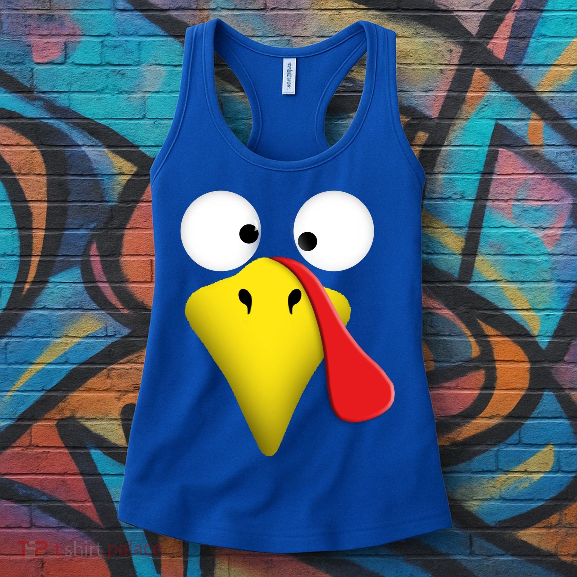 Happy Thanksgiving Turkey Outfit Funny Gift Women's Tank Top