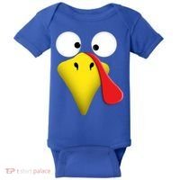 Happy Thanksgiving Turkey Outfit Funny Gift Baby Bodysuit thumb 0