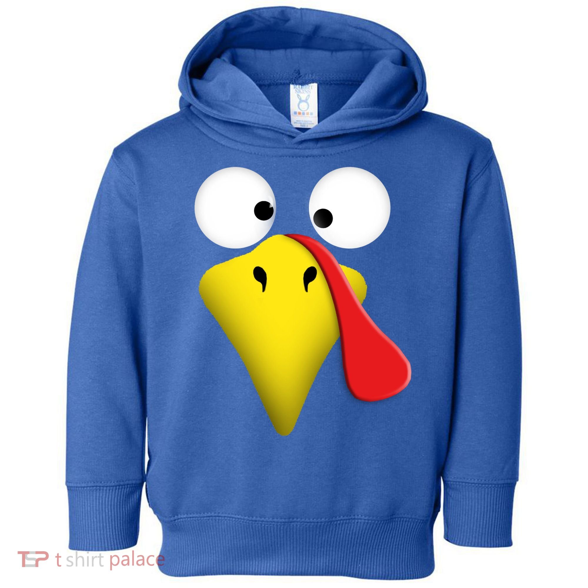 Happy Thanksgiving Turkey Outfit Funny Gift Toddler Hoodie
