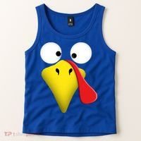 Happy Thanksgiving Turkey Outfit Funny Gift Tank Top thumb 2