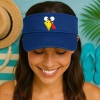 Happy Thanksgiving Turkey Outfit Funny Gift Visor thumb 2