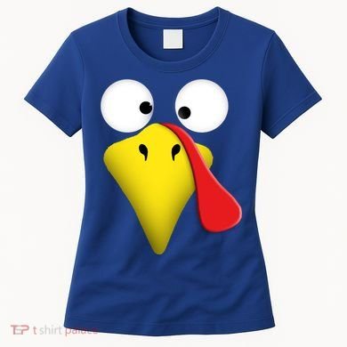 Happy Thanksgiving Turkey Outfit Funny Gift Women's T-Shirt