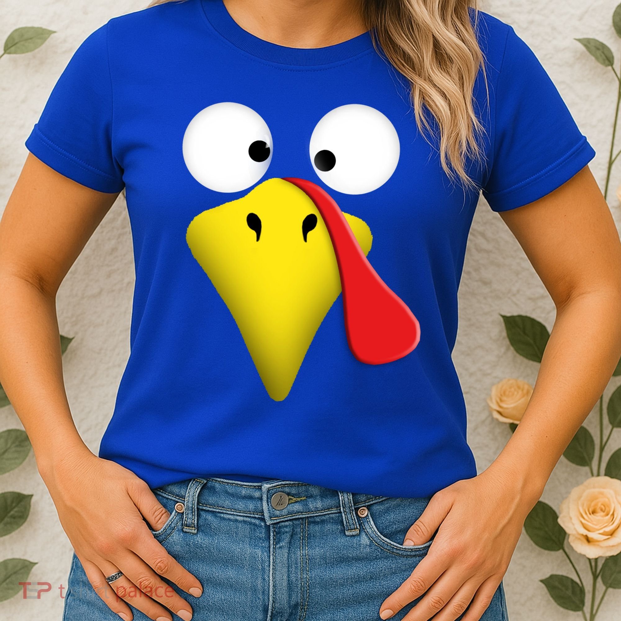 Happy Thanksgiving Turkey Outfit Funny Gift Women's T-Shirt