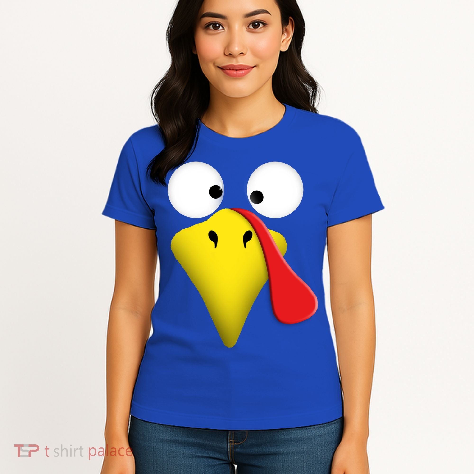 Happy Thanksgiving Turkey Outfit Funny Gift Women's T-Shirt