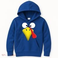 Happy Thanksgiving Turkey Outfit Funny Gift Kids Hoodie thumb 0