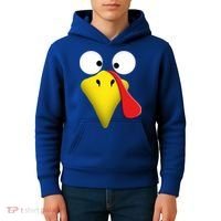 Happy Thanksgiving Turkey Outfit Funny Gift Kids Hoodie thumb 4