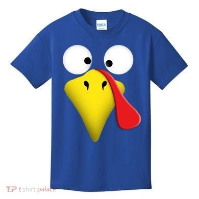Happy Thanksgiving Turkey Outfit Funny Gift Kids T-Shirt
