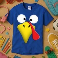Happy Thanksgiving Turkey Outfit Funny Gift Kids T-Shirt thumb 3