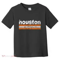Houston Texas Three Stripe Vintage Weathered  Toddler T-Shirt thumb 0