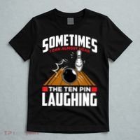 Hear The Ten Pin Laughing Funny Bowler & Bowling TShirt T-Shirt thumb 5