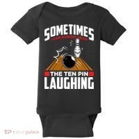 Hear The Ten Pin Laughing Funny Bowler & Bowling TShirt Baby Bodysuit thumb 0