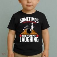 Hear The Ten Pin Laughing Funny Bowler & Bowling TShirt Toddler T-Shirt thumb 2