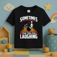 Hear The Ten Pin Laughing Funny Bowler & Bowling TShirt Toddler T-Shirt thumb 3