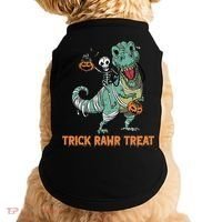 Halloween Trex Tgiftrex Trick Rawr Treat Funny Dinosaur Mummy Gift Doggie Tank thumb 0