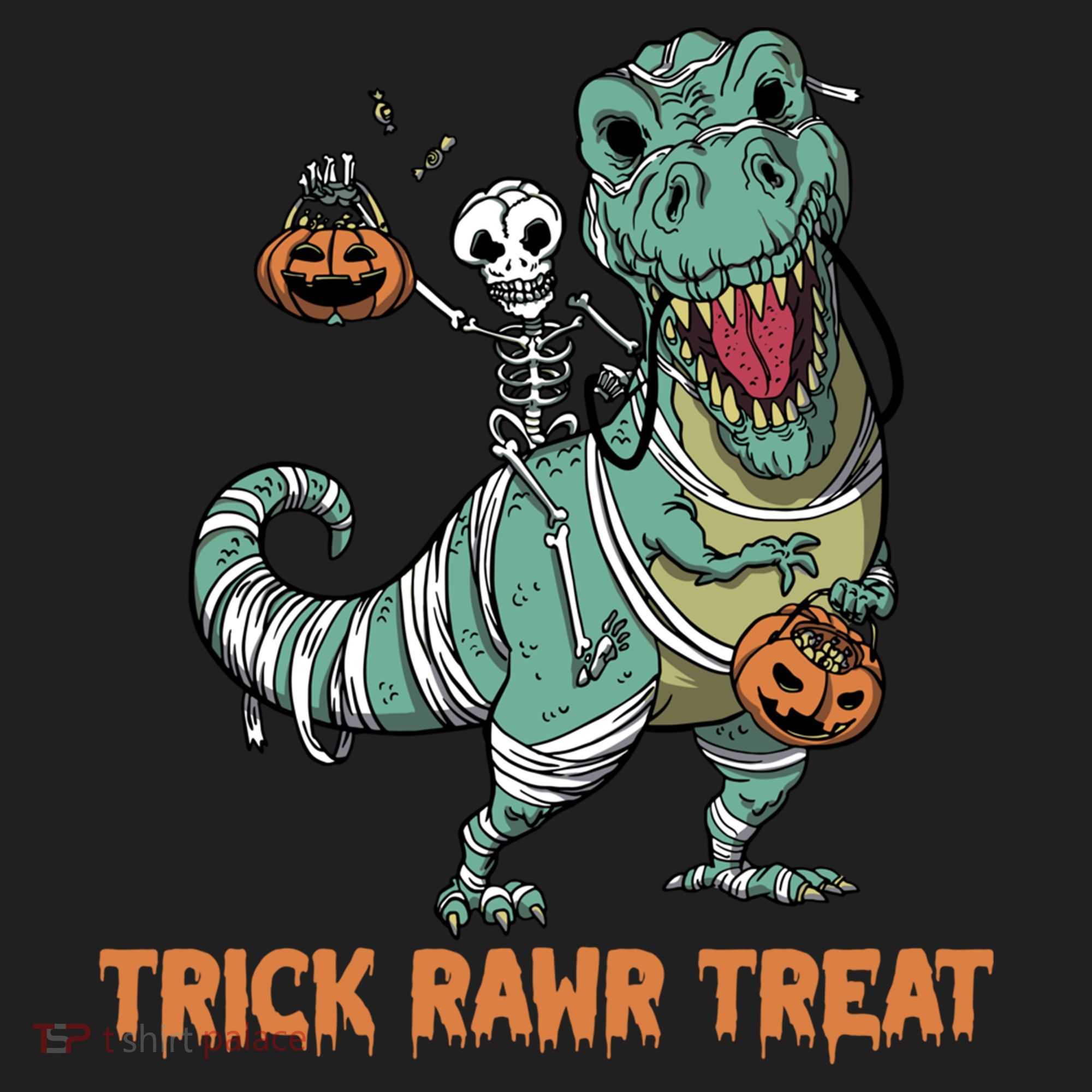 Halloween Trex Tgiftrex Trick Rawr Treat Funny Dinosaur Mummy Gift Beanie