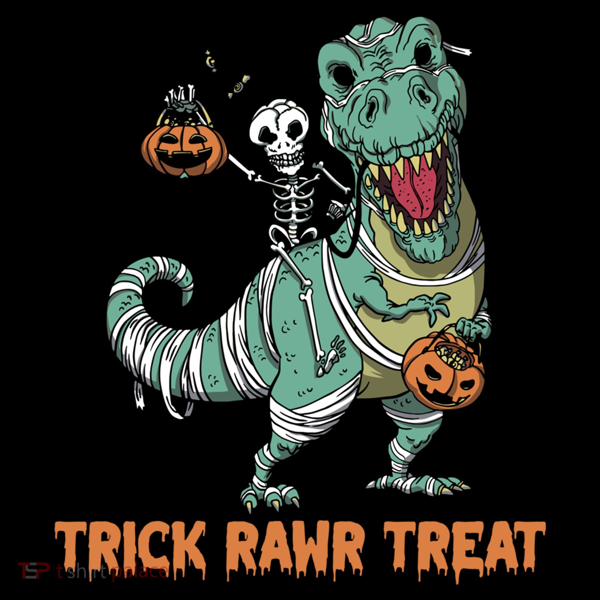 Halloween Trex Tgiftrex Trick Rawr Treat Funny Dinosaur Mummy Gift Women's Hoodie