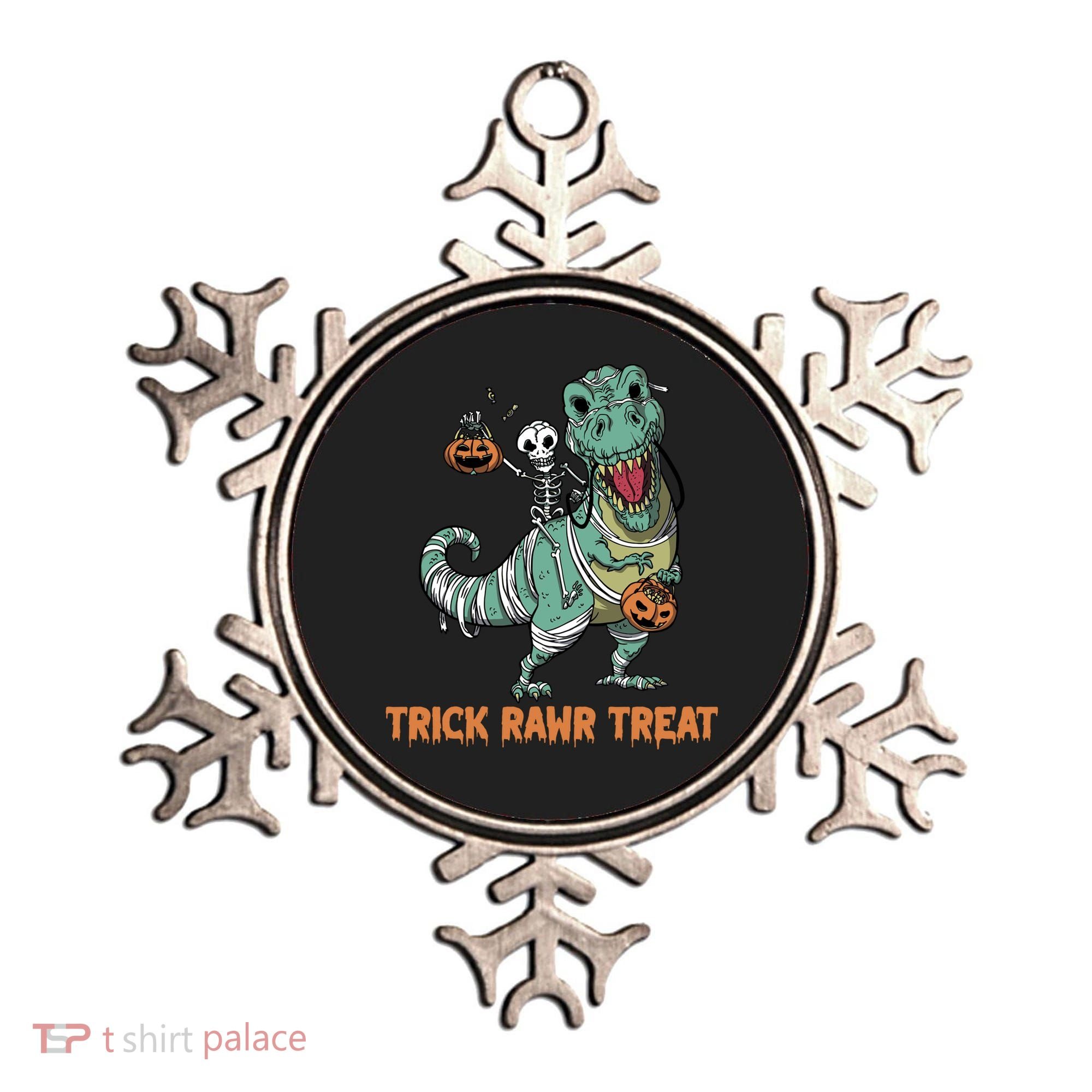 Halloween Trex Tgiftrex Trick Rawr Treat Funny Dinosaur Mummy Gift Ornament
