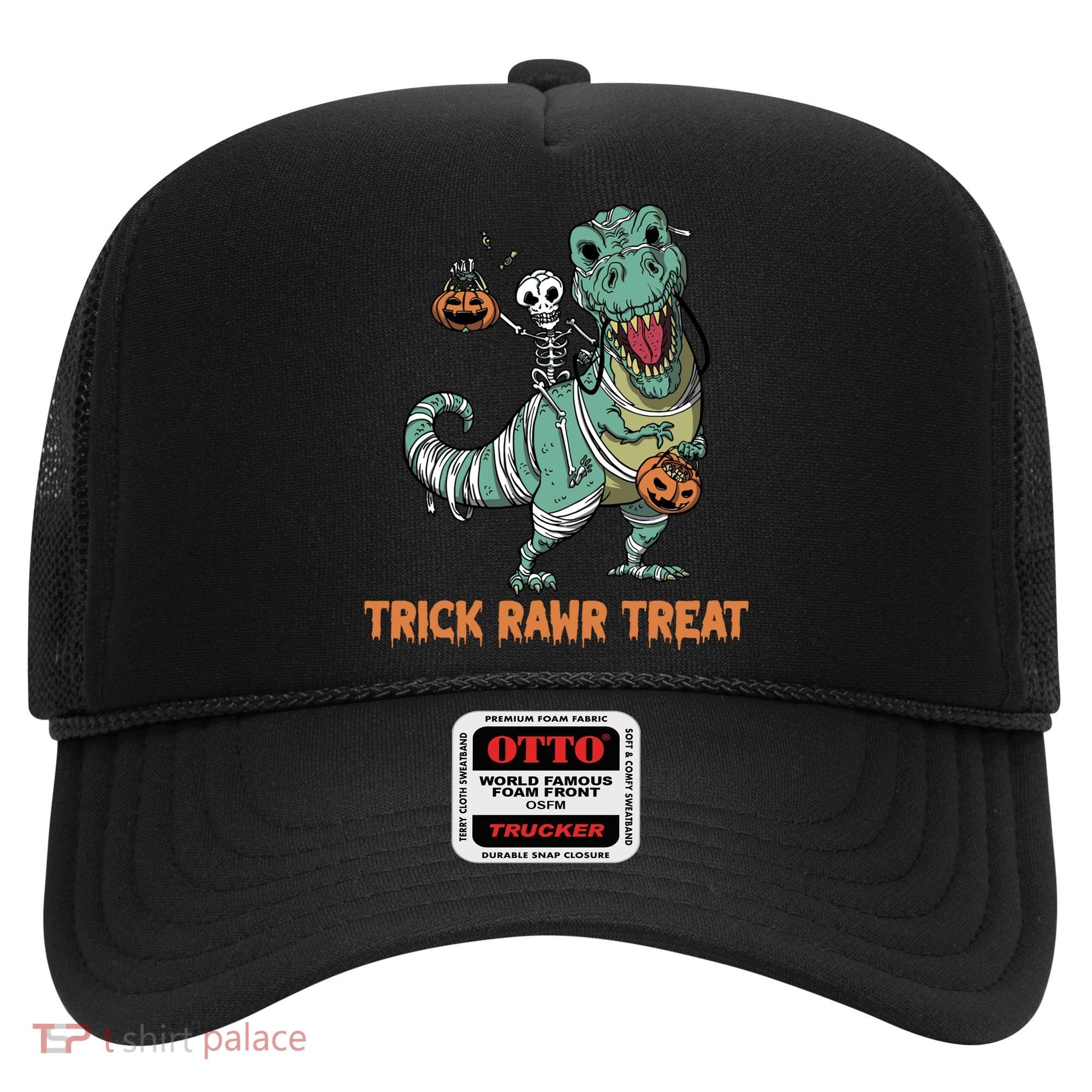Halloween Trex Tgiftrex Trick Rawr Treat Funny Dinosaur Mummy Gift Hat