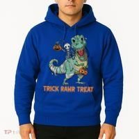 Halloween Trex Tgiftrex Trick Rawr Treat Funny Dinosaur Mummy Gift Hoodie thumb 2