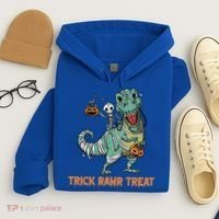 Halloween Trex Tgiftrex Trick Rawr Treat Funny Dinosaur Mummy Gift Hoodie thumb 4
