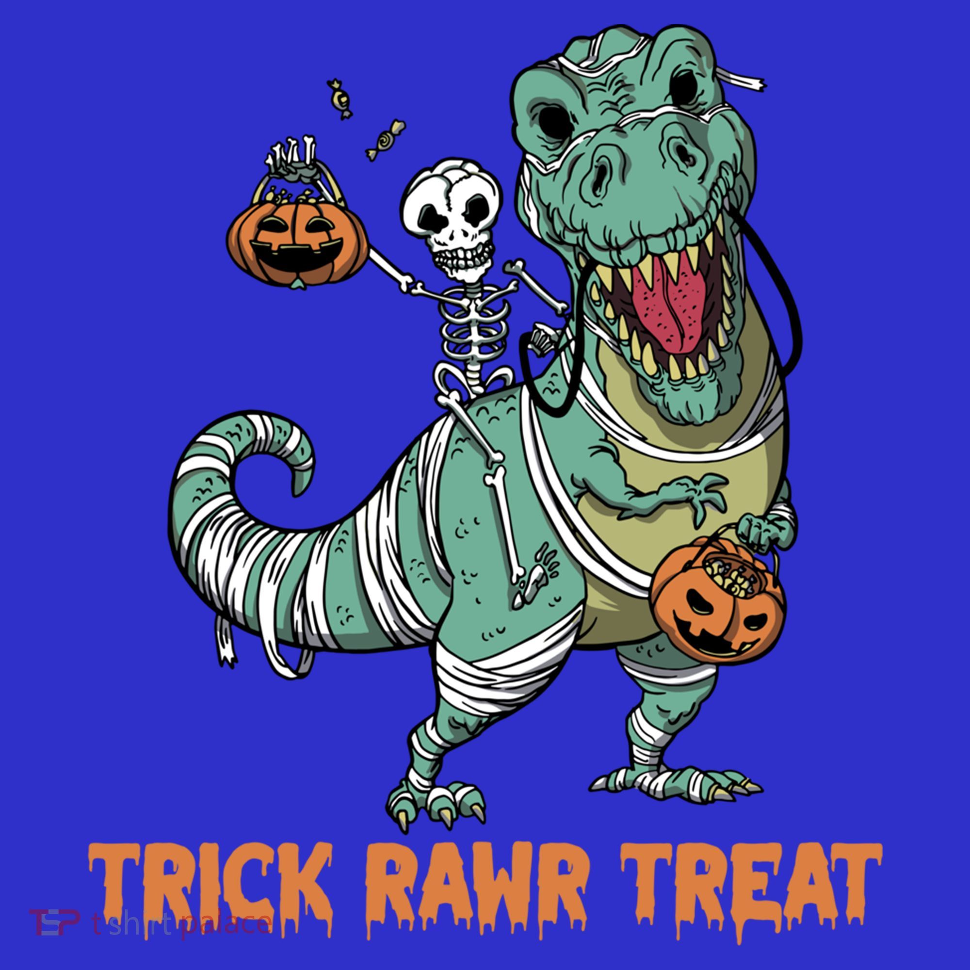 Halloween Trex Tgiftrex Trick Rawr Treat Funny Dinosaur Mummy Gift Kids Long Sleeve Plaid Pajama Set