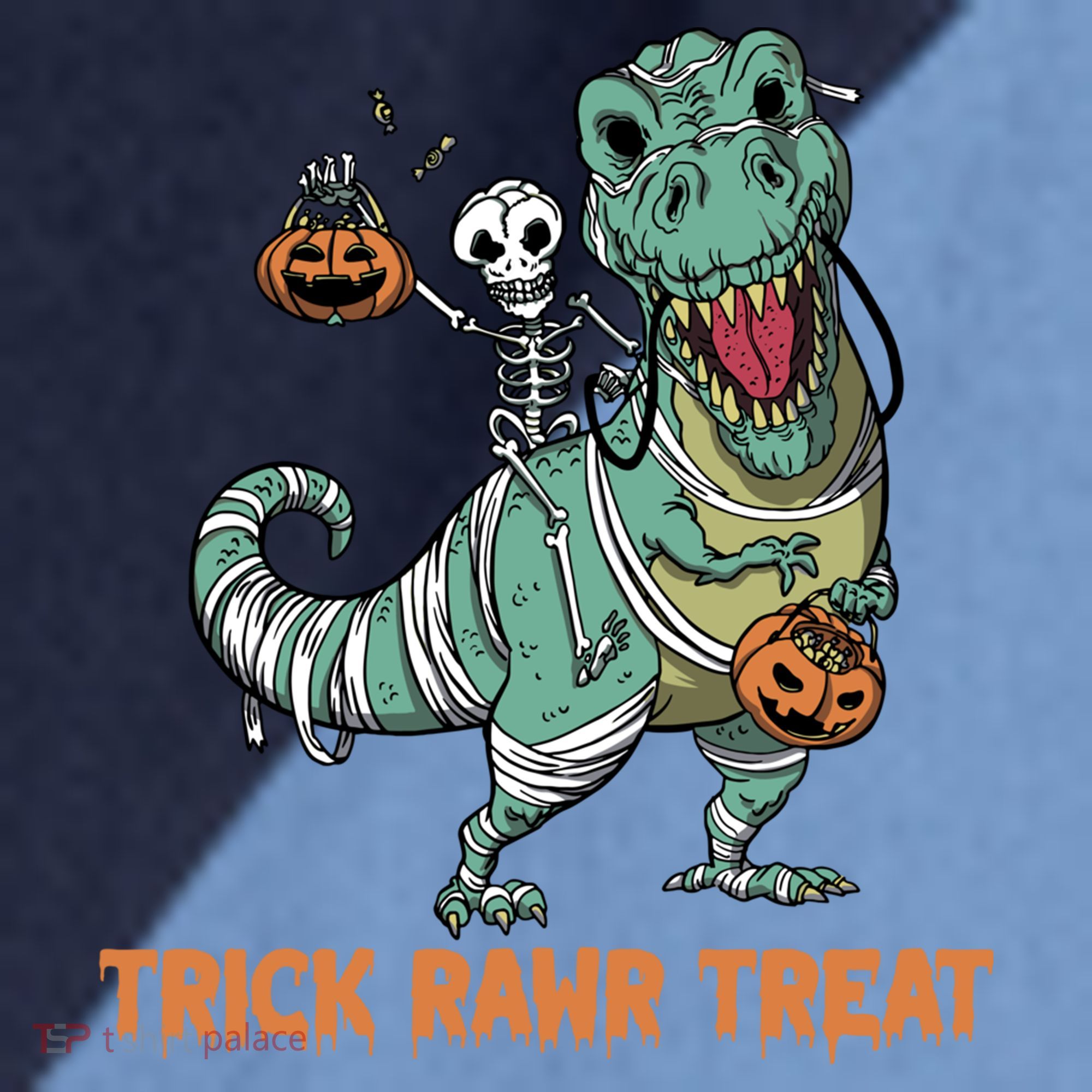 Halloween Trex Tgiftrex Trick Rawr Treat Funny Dinosaur Mummy Gift Raglan Baseball Sleeve Shirt