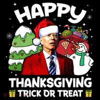 Happy Thanksgiving Trick Or Treat Joe Biden Santa Christmas Coffee Mug thumb 5
