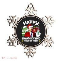 Happy Thanksgiving Trick Or Treat Joe Biden Santa Christmas Ornament thumb 0