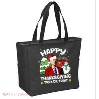 Happy Thanksgiving Trick Or Treat Joe Biden Santa Christmas Tote Bag thumb 2
