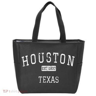 Houston Texas TX Vintage Tote Bag