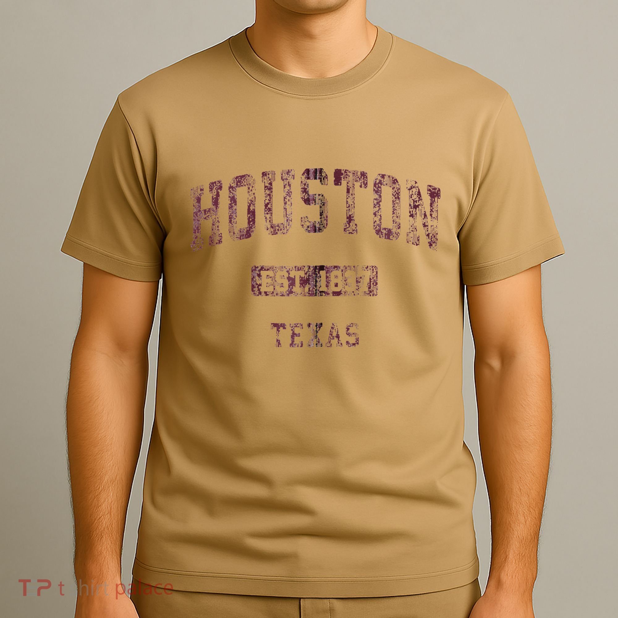 Houston Texas Tx Vintage Athletic Sports T-Shirt