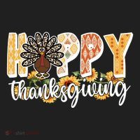 Happy Thanksgiving Turkey Cute Holiday Women's Sweatshirt thumb 2