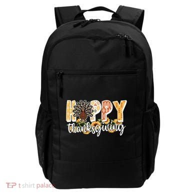 Happy Thanksgiving Turkey Cute Holiday Backpack