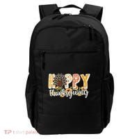 Happy Thanksgiving Turkey Cute Holiday Backpack thumb 0