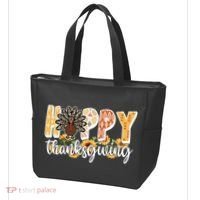 Happy Thanksgiving Turkey Cute Holiday Tote Bag thumb 3