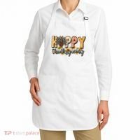 Happy Thanksgiving Turkey Cute Holiday Apron thumb 2