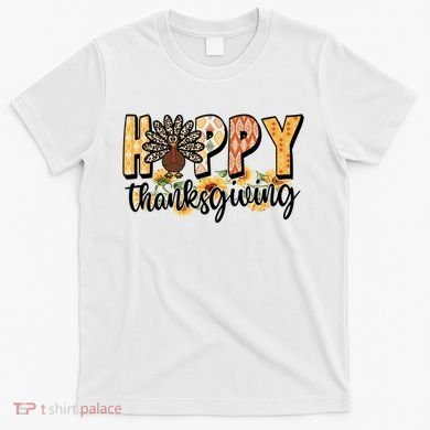 Happy Thanksgiving Turkey Cute Holiday T-Shirt