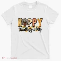 Happy Thanksgiving Turkey Cute Holiday T-Shirt thumb 0