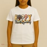 Happy Thanksgiving Turkey Cute Holiday T-Shirt thumb 4