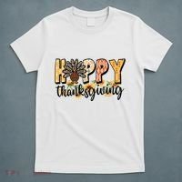 Happy Thanksgiving Turkey Cute Holiday T-Shirt thumb 5